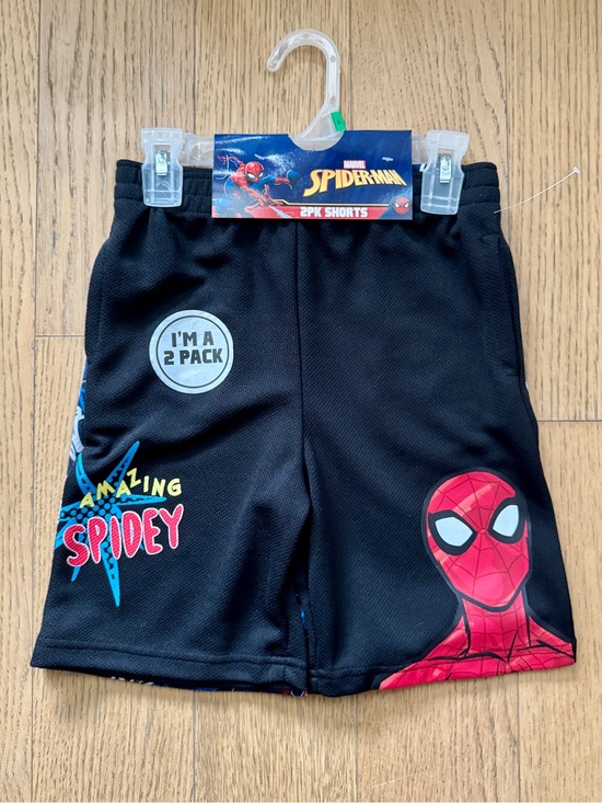 Marvel Other - 2 Spider-Man Black Blue Boys Shorts - 2 Pack Set NWT Size 5